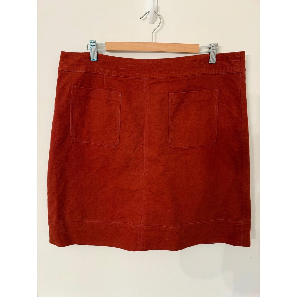 Boden Dorchester Skirt Mini Rust Color Size 14L